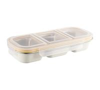 Stainless Steel Lunch Box, Leak-Resistant Lid Closure, 26x11x5cm, Portable Snack Holder, Meal Box, Easy to Clean, Snacks, Full Meals, Leftovers