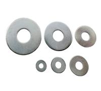 Stainless Steel M16 / 17mm X 50mm Flat Repairs Penny Washers Mudguard Fender Washer 17mm Hole and 50mm Large Outside Diameter (M16 x 50mm x 20 Pack)