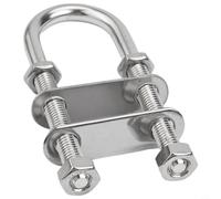 Stainless Steel M8 U Bolt for Marine Stern Bow Eye Tie Down Use Featuring 304 Grade Material and Robust Load Bearing Design