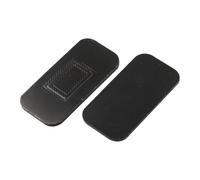 Stainless Steel Magnetic Cabinet Catches for Doors & Drawers - Invisible 4 x 2 cm Door Latch Set (5-Pack), Sleek Silver/Black Finish,(Silver 5 Set)