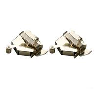 Stainless Steel Magnetic Edge Guide Set 2pcs Designed to Last Through Rigorous Use (gold)