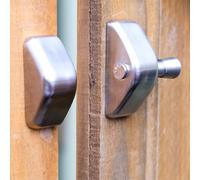 Stainless Steel Magnetic Gate Lock & Latch - Built To Withstand All Environments - 60 x 70 x 25mm - Brushed Stainless