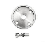 Stainless Steel Main and Pinion Gear Set Designed for Abu For Garcia Beast Baitcast Reels 6 Speed Ratio and 7 Speed Ratio (6-speed Left hand)