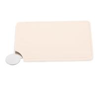 Stainless Steel Makeup Mixing Palette Tray for Lipsticks and Gels | Silver Finish, Easy Wipe-down Surface, Storage Holder and Sleeve, for Studio Art Practice and Professional Use