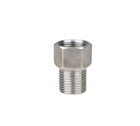 Stainless Steel Male Female Thread Adapter 40mm Long Hexagon Reducer | Extended 40mm length hexagon body for easier handling and secure threading in tight plumbing spaces