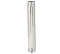 Stainless Steel Male Thread Screwed Pipe Nipple Connector Adapter Pipe Fittings 20cm (1 inch Outer Wire Extension Rod 20cm)