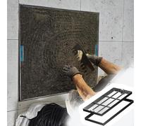 Stainless Steel Manhole Cover, 39.4"x25.6" with Retractable Handles for Heavy-Duty Use on Docks, Driveways, Sidewalks, and Patios - 100 * 65 * 5Cm