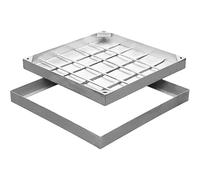 Stainless Steel Manhole Cover & e Heavy Du Invisible Design for Patios Gardens Driveways Indoor Outdoor Det