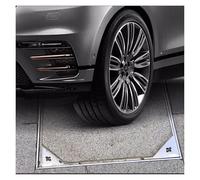 Stainless Steel Manhole Cover for Sewer System, Embedded Concealed Design for Garden Backyard Patios, High-Traffic Area Use