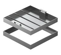 Stainless Steel Manhole Cover & Hidden Access Lid for D Soluts - Longlasting Performance & Safe for Wastewater ment