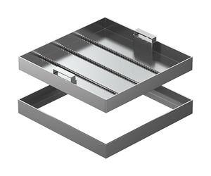 Stainless Steel Manhole CoverInvisible Safe Access forTreatmentRustResistant Design with Handles for LongLasting Use