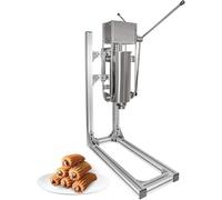 Stainless Steel Manual Churros Maker with 4 Nozzles, Ideal for Home, Restaurants, and Bakeries