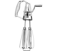 Stainless Steel Manual Eggs Beater Hand Crank Mixer With Double Rotating Heads For Efficient Whipping And Baking Baking Mixer Tool