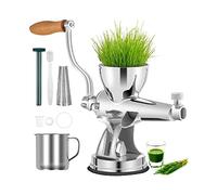 Stainless Steel Manual Juicer for Wheatgrass, Celery, Spinach, Pomegranate, Apple, Grape and Vegetables