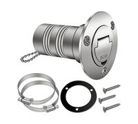 Stainless Steel Marine Fuels Deck Fill Cap with Secure Locking Mechanism Waterproof Deck Fill Caps for Boats Yachts & Coal Filler Cap