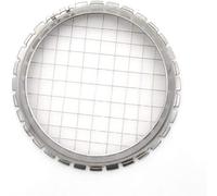 Stainless Steel Mashed Potato Hand Squeezer Mesh Shape Round Egg Slicer Mushrooms Cutter Chopper Kitchen Cooking Tool