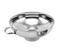 Stainless Steel Mason Jar Funnel for Canning, Metal Funnel with Handle for Kitchen Use, Filling Bottles, Jam, Oil, Powder, Grains, and Wet or Dry Ingredients, Practical Funnel for Home Canning