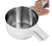 Stainless Steel Measuring Cup - 2 Cup 480ml Marked Scoop, Accurate Liquid and Dry Ingredient Pitcher, Heavy Duty Kitchen Tool | Baking Cooking Mixing Kitchen Utensil Food Prep Accessory Durable