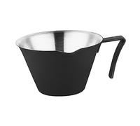 Stainless Steel Measuring Cup 3 oz Reusable for Restaurant Kitchen Tools Bar Black, 7.5x4.5cm