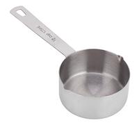 Stainless Steel Measuring Cup Square Handle Measuring Spoon with Scale Multifunctional Measuring Cup High-End Durable Portable Kitchen Measuring Tool(1/2cup125ml)