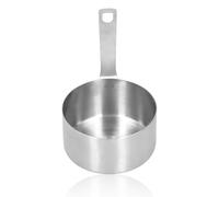 Stainless Steel Measuring Cup Square Handle Measuring Spoon with Scale Multifunctional Measuring Cup High-End Durable Portable Kitchen Measuring Tool(1/4 Cup)