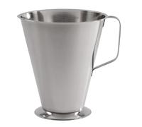 Stainless Steel Measuring Jug with Wide Spout and Strong Handle - 2.2L