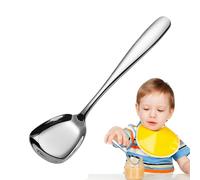 Stainless Steel Measuring Spoons - 12cm Square Head Spoon, Convenient Dessert Sugar Spoon | Kitchen Table, Seasoning Jar for Cooking, Serving Coffee Home