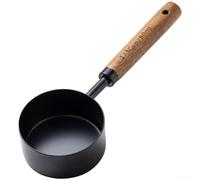 Stainless Steel Measuring Spoons and Cups, 8 Piece Set with Walnut Handle, Accurate Baking Tools for Dry Ingredients, Kitchen Utensils for Home Cooking(Q)