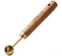 Stainless Steel Measuring Spoons And Cups Set With Walnut Handle, 8 Piece Precision Tools, Cup Measures, Stainless Measuring Spoons Set, Cup Measurements Set(A)
