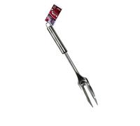 Stainless Steel Meat Carving Fork 30 cm - Heavy-Duty BBQ Fork for Roasts, Steaks, Grilling, and Kitchen Use - Sharp Tines, Ergonomic Handle, Durable & Rust-Resistant