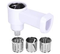 Stainless Steel Meat Grinder Blade Set with Three Mesh Sizes, Vegetable Cutter Accessories for 5# Electric Meat Grinders, Includes Slicing and Shredding Blades, ABS Housing, for