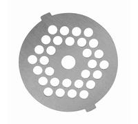 Stainless Steel Meat Mincer Blade Disc, 5mm and 7mm Holes, Replacement Grinder Spare Part, Silver, 53x57x4mm