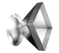 Stainless Steel, Meat Mold, Easy Clean Quadrangle Tower Shape | Kitchen Use, Cold Dish Shaping Tool, Silver Finish, Professional Restaurant Use