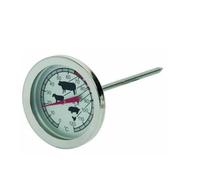 Stainless Steel Meat Poultry Food Oven Thermometer with Analogue Cooking Temperature Probe - Ideal for Baking, Roasting, and Grilling. Cooker Thermometer Temperature Gauge Quality 300ºC