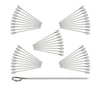 Stainless steel meat skewers Kebab Trussing Needles BBQ Appetiser Sticks