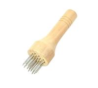 Stainless Steel Meat Tenderizer, Kitchen Mallet Wood Handle Meat Blades Needle Manual Steak Hammer Tool for Beef, Steak, Chicken and Pork