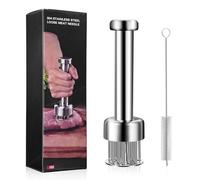 Stainless Steel Meat Tenderizer Tool, 304 Foodgrade Meat Tenderizer Tool with 21 Ultra-Sharp, Meats ttenderizer Mallet for Tenderizing Beef, Turkey, Dishwasher Safe, Kitchen Cooking Gadgets