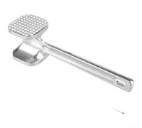 Stainless Steel Meat Tenderizer Tool with Dual Sided Design for Tenderizing Steak, Poultry, Chicken Cutlet and Crushing Nuts or Breaking Ice in Kitchen