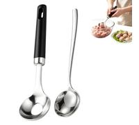 Stainless Steel Meatball Maker Spoon with Auxiliary Spoon (A) | Meatball Scoop, Meatball Mold for Uniformly Shaped Meatballs, Culinary in The Kitchen