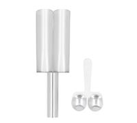 Stainless Steel Meatball Maker with Cutting Spoon Non Stick Meat Baller Spoon for Kitchen Restaurant Home Baking (2 Pipe)