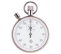Stainless Steel Mechanical Analog Stopwatch with Pause, Handheld Timer for Running, Training & Experiments