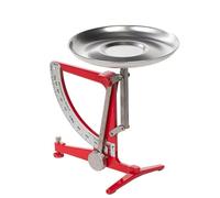 Stainless Steel Mechanical Kitchen Scale,High Accuracy Food Scale with Pendulum,19cm Aluminum Tray,±8g Accuracy,1kg Metal Balance Scale,for Electronics,Scientific Research,Food(Red)