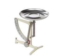 Stainless Steel Mechanical Kitchen Scale,High Accuracy Food Scale with Pendulum,19cm Aluminum Tray,±8g Accuracy,1kg Metal Balance Scale,for Electronics,Scientific Research,Food(White)