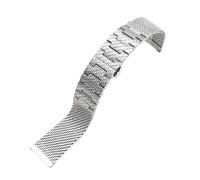 Stainless Steel Mesh Belt Compatible With Citizen Eco-Drive Air Eagle Jy8078 Second Generation Blue Angel Waterproof Watch Strap 22mm(22mm)