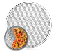 Stainless Steel Mesh Pizza Screen Tray, 8-20 Inches Even Heat Distribution, Multi Purpose For Pizza And Pasta(16 in)