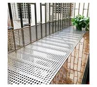 Stainless Steel Mesh Sheet,Perforated Metal Sheets, Screen 304 for Balcony Railing Patio(55x800cm)