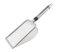 Stainless Steel Mesh Sieve for Soil Sifting Compost Processing and Sand Cleaning with Ergonomic Handling Features (3.8mm)