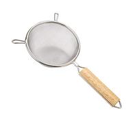 Stainless Steel Mesh Skimmer Ladle, Practical Kitchen Strainer with Hook Design for Frying, Pan Edge Oil Draining and Hanging Storage
