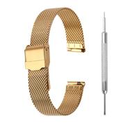 Stainless Steel Mesh Watch Strap, Metal Watch Band with Quick Release Design, Adjustable Replacement Wristband for Men and Ladies - 10mm 12mm 13mm 14mm 15mm 16mm 17mm 18mm 19mm 20mm 21mm 22mm 24mm