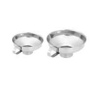 Stainless Steel Metal Funnel, Stainless Steel Wide Mouth Canning Funnel Multiple Sizes(S)
